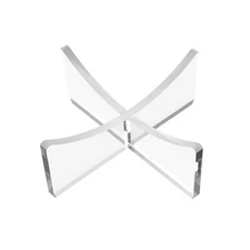 Basketball Stand 3-Pack Acrylic Ball Stand for Display Clear Storage Holder fo