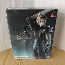 [USED] Final Fantasy VII Remake PLAY ARTS Kai Cloud Strife Ver.2 Action Figure