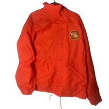 Active Generation Jacket Mens XL Orange Nylon Variety Club Assistant