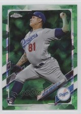 2021 Topps Chrome Update Sapphire Edition Green 38/50 Victor Gonzalez #US76 18z2