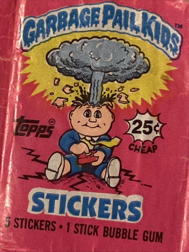 1985 GARBAGE PAIL KIDS STICKERS #8a ADAM BOMB SERIES 1 PSA 6 Matte - Image 3 of 3