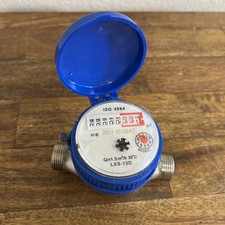Brass 3/4” Water Meter Home and Garden Use Measures In Cubic Meters