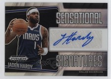 2024-25 Panini Prizm Black Sensational Signatures Silver Jaden Hardy Auto 1dl2