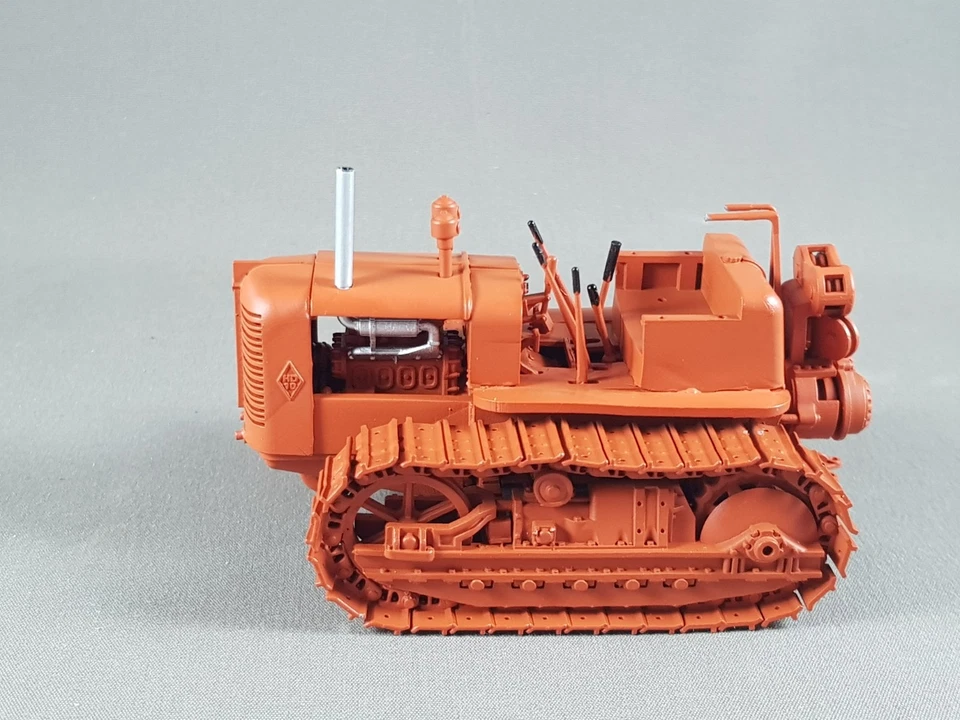 Sistema de cable estilo madera 1/50 Allis Chalmers HD-10 Dozer S-Blade & Gar Foto 3 de 4