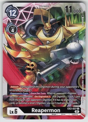 Reapermon Uncommon Digital Hazard EX2-037 U LP