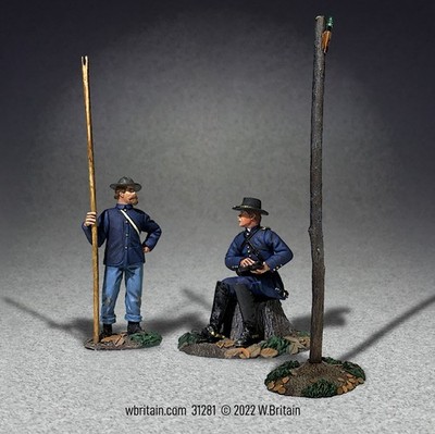 W.Britain 31281 U.S. Telegraphy Corps Set No.1  (Britains)