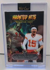 Patrick Mahomes 2/9 Haunted Hits Jersey Wild Card SSP Rare Chiefs