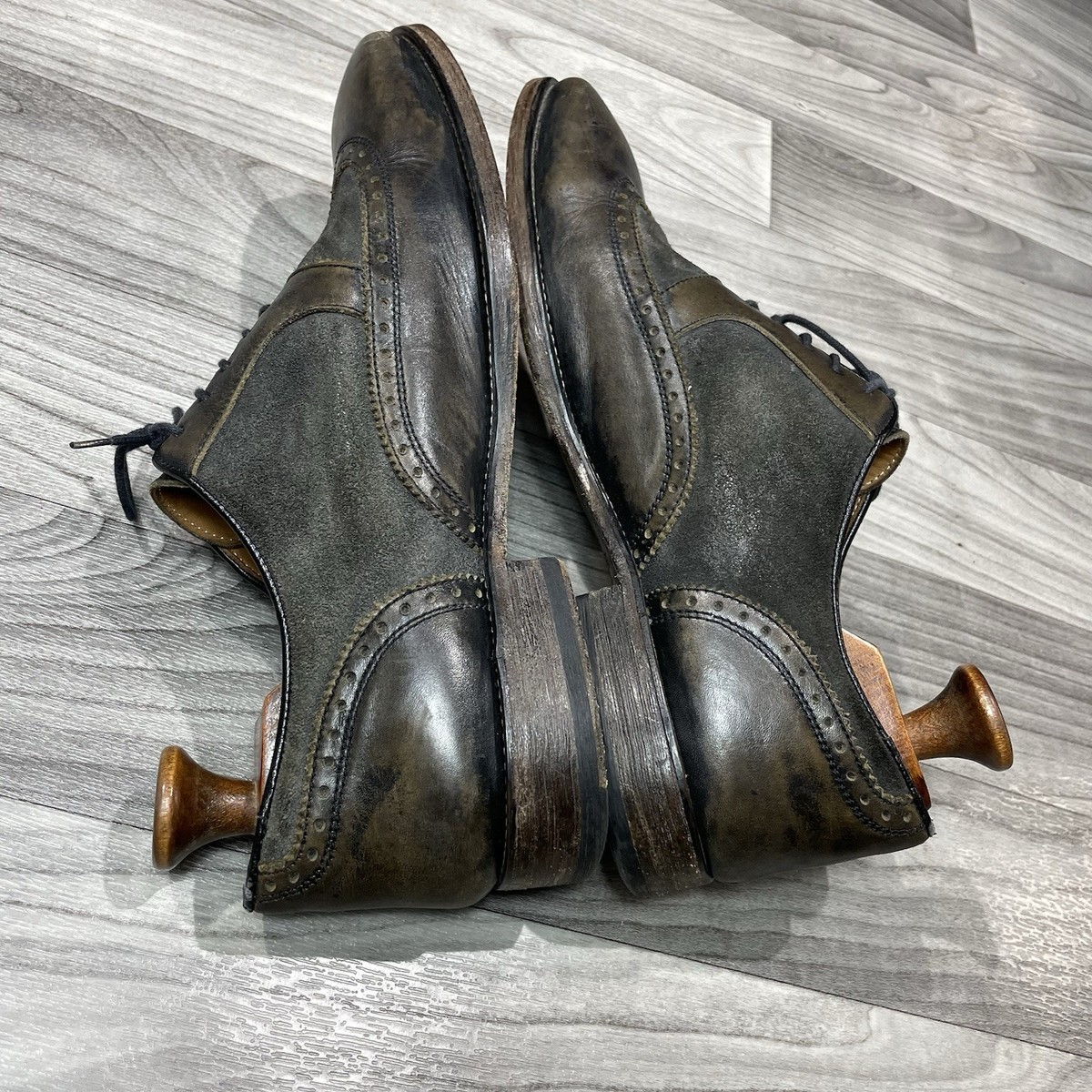 John Varvatos Monk Strap Leather Shoes Mens US 10.5 Oxford  display picture 3