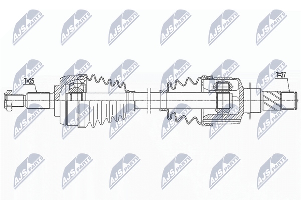 Antriebswelle NTY NPW-RE-189 FüR Renault Megane 4 B9A K9A Tce 130 B9MR K9MR 205-image