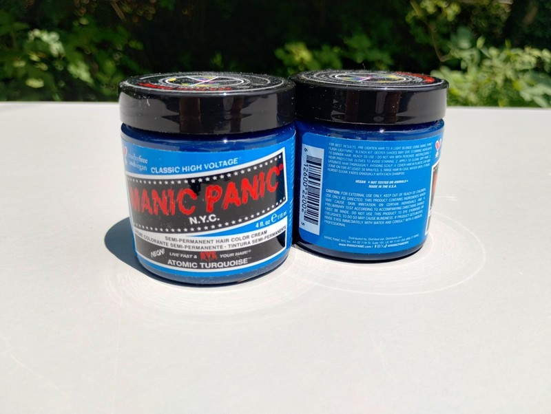 Manic Panic Semi-Permanent Hair Dye 4oz Atomic Turquoise (2 Count)