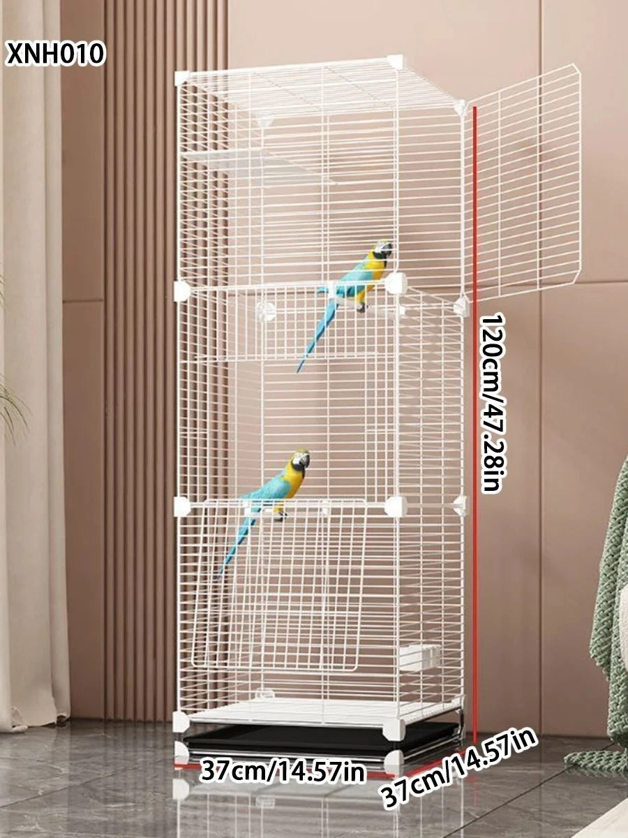 Large Parrot Bird Cage for Budgie Cockatiel Finch Canary Home Indoor Pet Aviary
Opens in a new windo