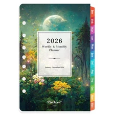 2026 Planner Refills - Planner Refills 2026, JAN 2026 - DEC 2026, 5-1/2" x 8-