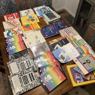 Vtg Tandy TRS 80 Color Computer Manual Mega Lot 62pc CoCo 3 BASIC OS 9 Game