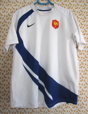 Maillot Rugby Nike Equipe Quinze de France 2009 vintage FFR Shirt Homme - L - Photo 1/4