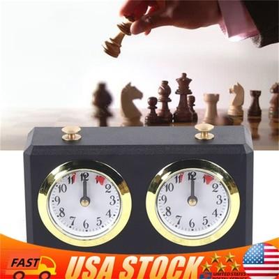 Chess Clock Alarm Chess Timer Mechanical Analog Chess Clock for Board Game Inter