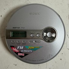 Sony Walkman D-NF340 Silver G-Protection Portable Audio FM Radio CD Player