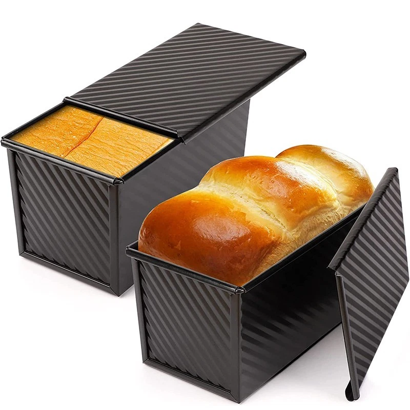 Pullman Loaf Bread Pan with Lid – 1lb Nonstick Carbon Steel Pan.
Opens in a new window or tab