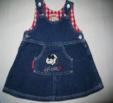 🤩H&M🤩 Supersüßes  SNOOPY 🐶Jeans-Kleid 🤩Latzrock 🤩Trägerrock 🤩Gr.74🤩 wNEU