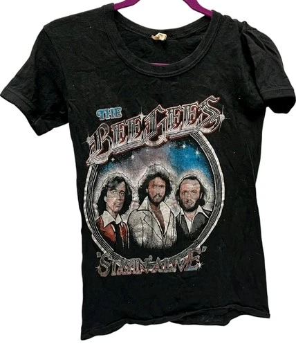 Rare vintage Bee Gees North American Tour Concert Shirt 1970s vintage concert t-shirt, vintage, single stitch, B+ condition