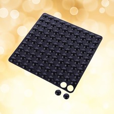 100 Pcs Rubber Pads Self Stick Cabinet Bumpers Anti Collision Door