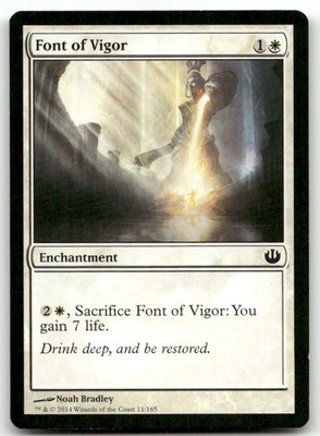 Font of Vigor #11 (MP) Journey Into Nyx JOU Magic MTG