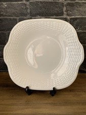 Wedgewood China Nantucket Basket Weave Cake Serving Plate Made in England