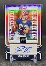 2024 Panini Certified DON BEEBE Mirror Signatures PINK AUTO /75 Buffalo BILLS SP