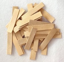 Accordion reed valves 30x6mm. Genuine Leather. Pack of 25pcs