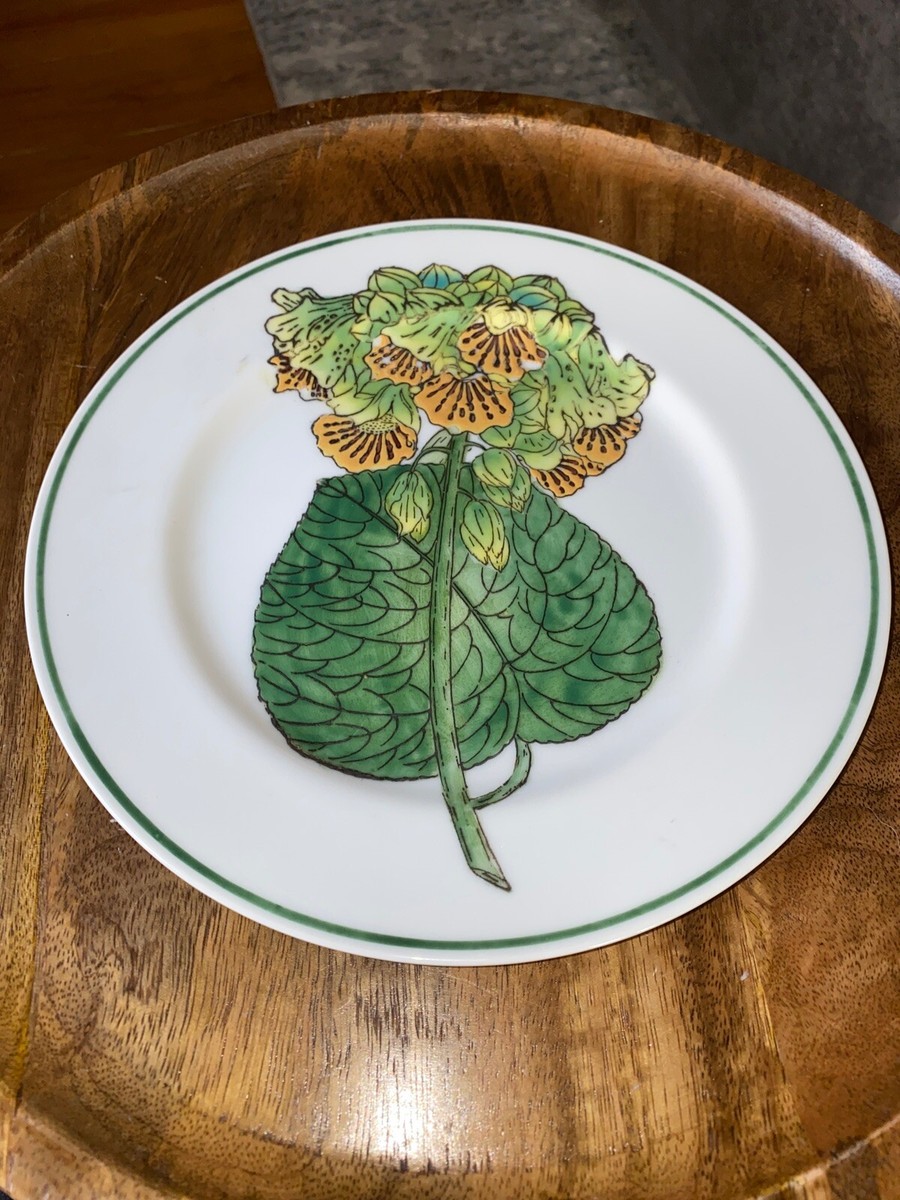 Japanese Porcelain Plate Hand Painted In Hong Kong By Nora Fenton