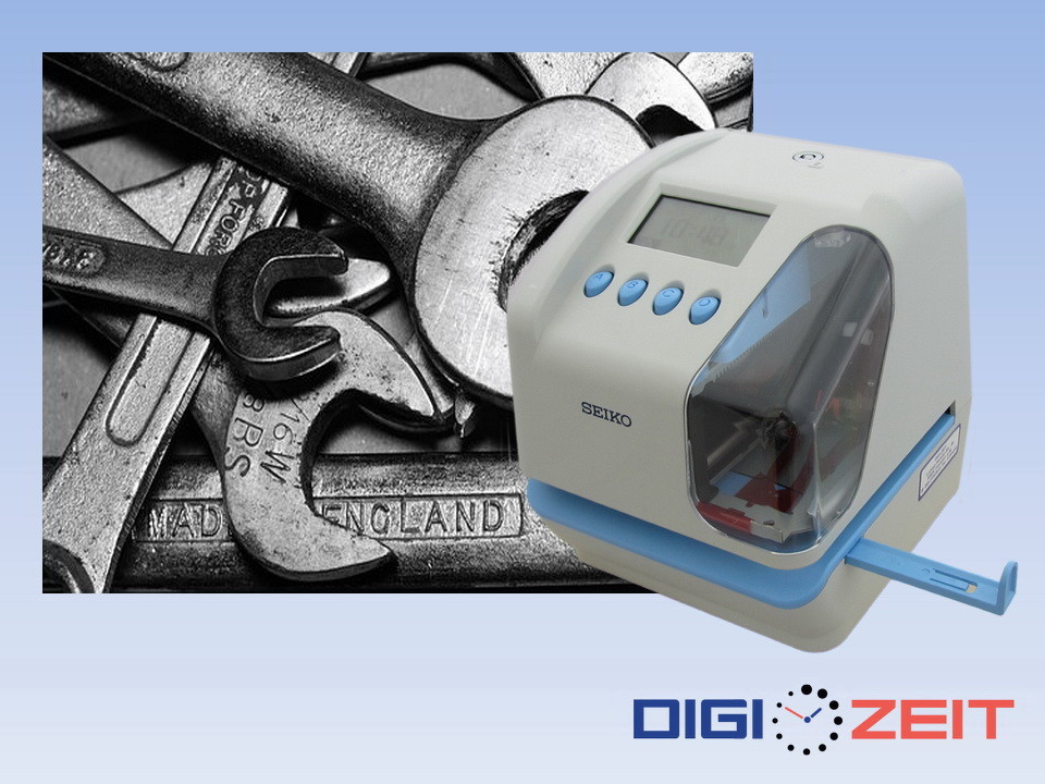 Mobatime Uhr Mit Sek Zeiterfassung Stempeluhr Auftragserfassung