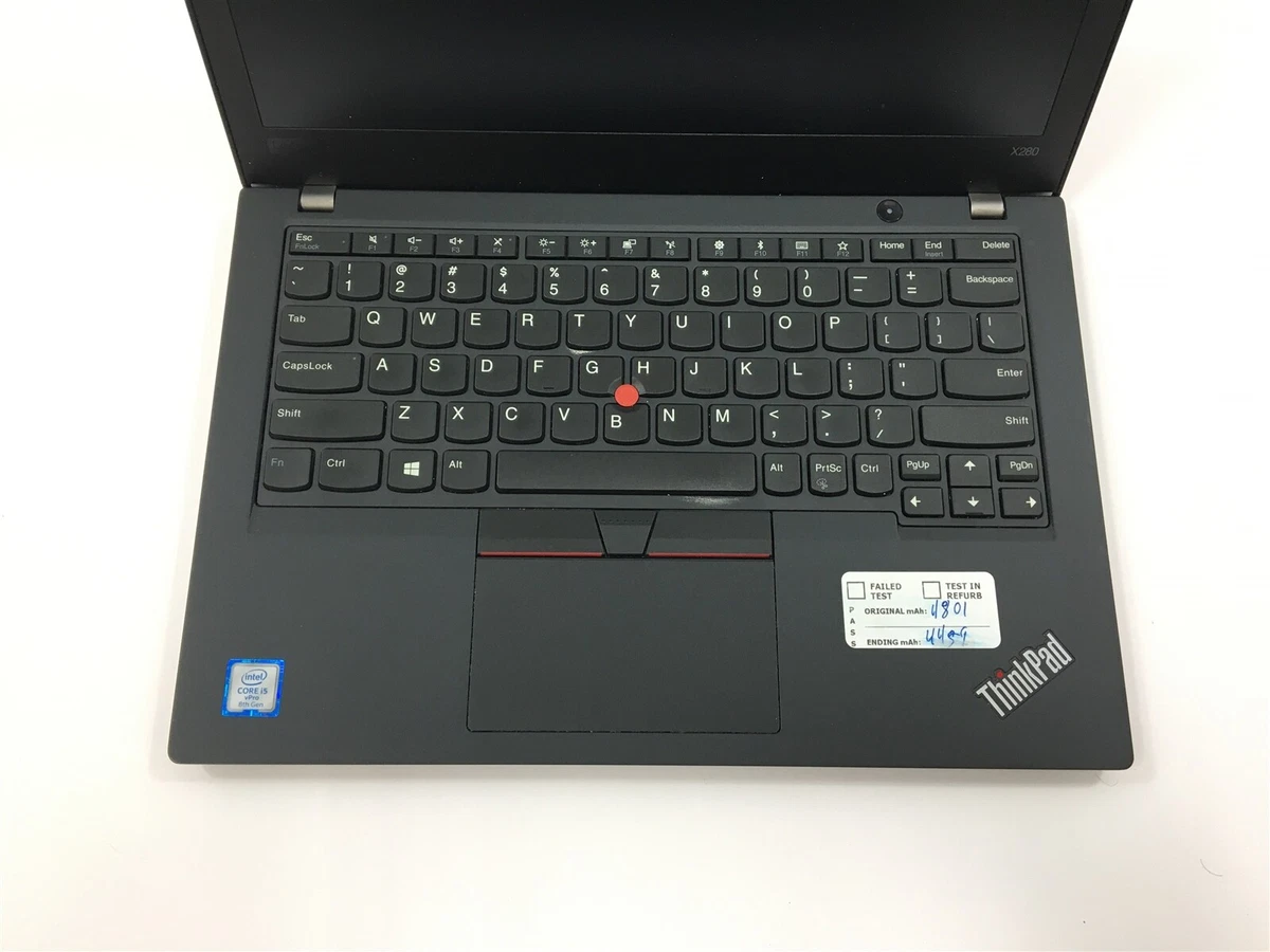 Lenovo ThinkPad X280 Laptop i5-8350U 1.7GHz 256GB SSD 8GB RAM