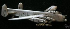 Avro Lancaster PEWTER HAT LAPEL PIN MADE IN US TIE TAC MILITARY RAF RCAF GIFT