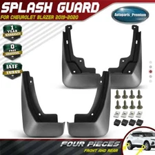 4PCS Splash Guards Mud Flaps Mudguards for Chevrolet Blazer 2019 2020 Front Rear