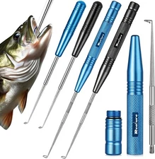 4PCS Easy Fish Hook Remover Detacher Fishing Hook Detacher Tackle Removal Tools