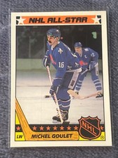 1987-88 Topps Sticker Inserts Michel Goulet #6 Quebec Nordiques