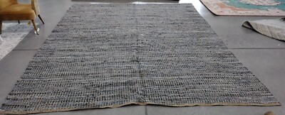NATURAL / BLUE 11' X 15' Broken Thread Rug Reduced Price 1172719270 CAP352A-1115