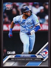 Leo Jimenez Blue Jays Rookie 1st Career MLB HR 2024 Topps Now #547 Base RC
