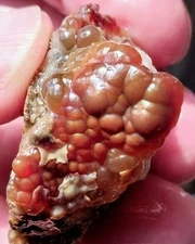 Vintage 1970s Deer Creek Arizona Fire Agate Rough 3.3 Oz