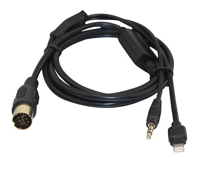 Aux Cable For Kenwood Ca-C2Ax Kca-Ip500 Ca-C1Ax 3.5Mm Jack Mp3 Ipod Iphone5 6 6S