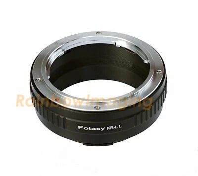 FOTASY Konica AR Lens to Leica L Mount Adapter fits Leica TL2 TL CL SL SL2 SL2-S camera