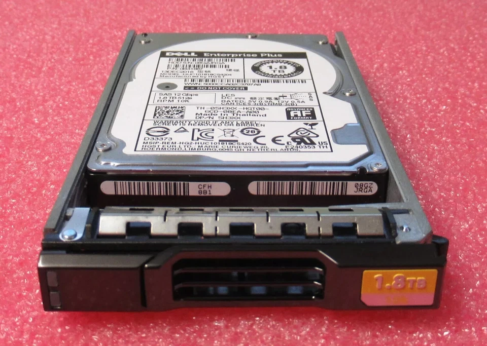 Dell Compellent 1.8TB 10k SAS 2.5" 12G 512e Enterprise Plus Hard Drive HDD 5H3XX - Image 2 of 4