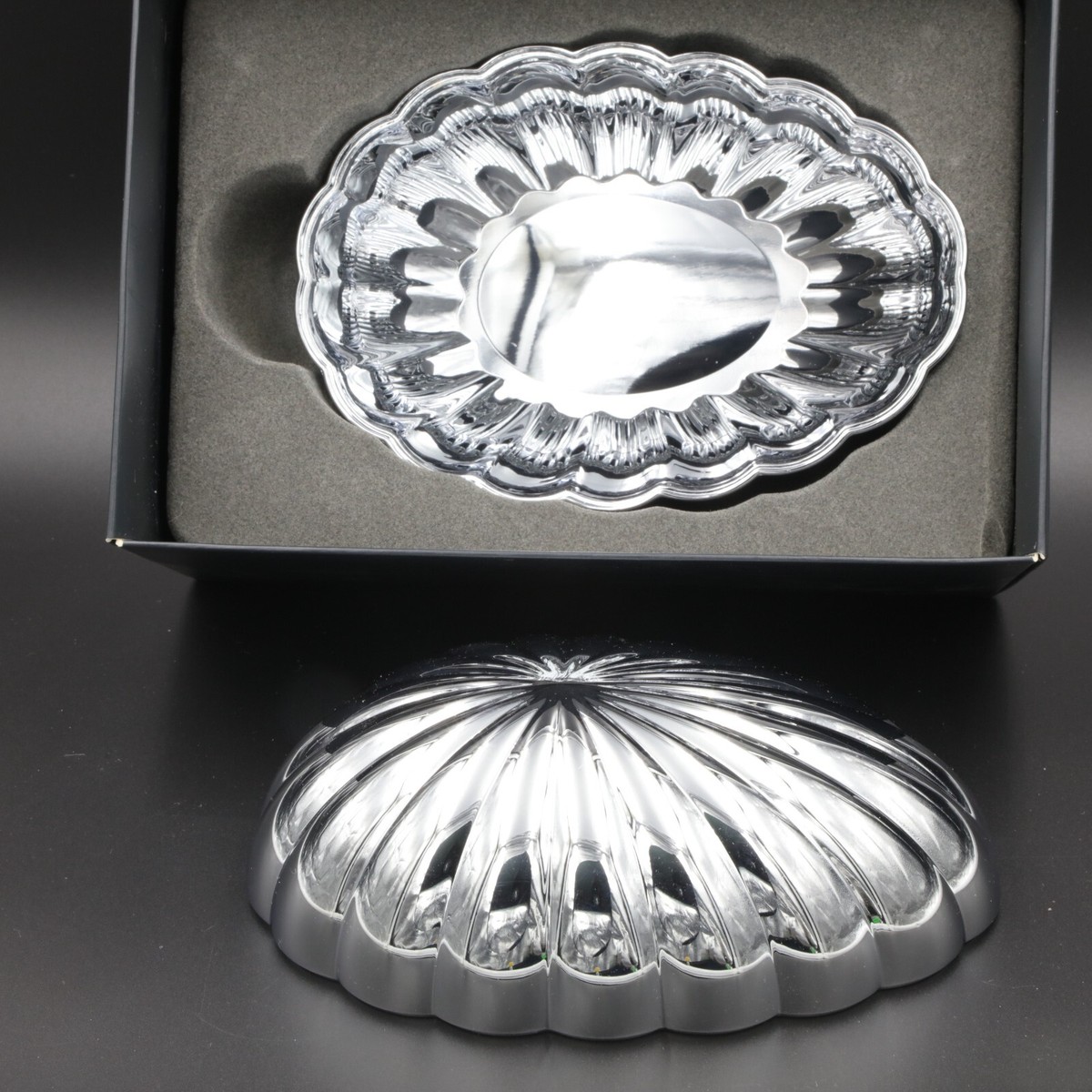 NEW RARE Georg Jensen Bonbonniere Shell Candy Trinket Dish