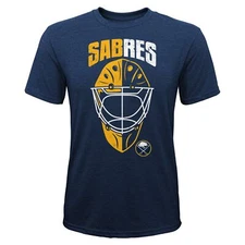 Outerstuff NHL Youth Boys Buffalo Sabres Mask Made Triblend T-Shirt
