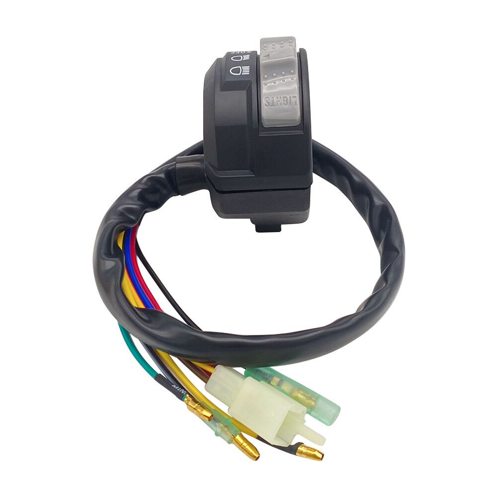 Start Switch Assembly Left Handlebar Control Switch For Yamaha ATV - Start/ Run/Off & Headlight Hi/Lo Switch ATV Engine Start Headlight Switch - Foto 5