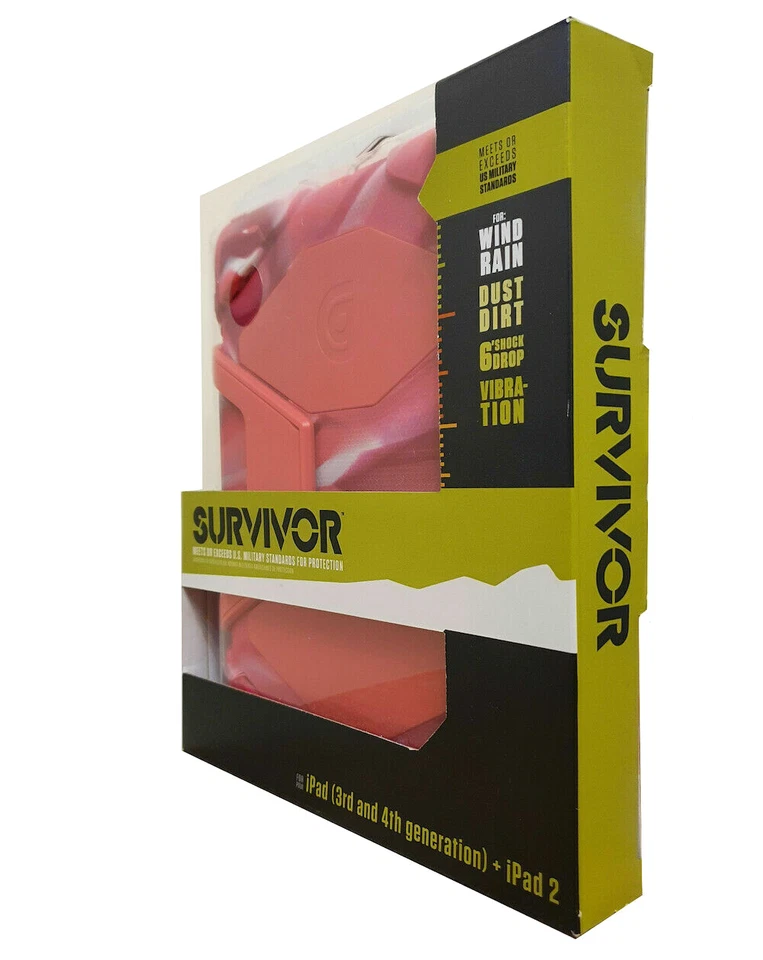 Apple iPad (3rd & 4th Generation ) & iPad 2 = Griffin Survivor Tough Case - NEW - Image 3 of 3