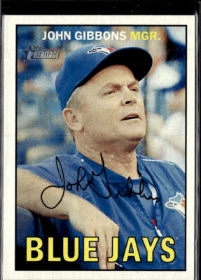 2016 Topps Heritage John Gibbons Toronto Blue Jays #278  3 Card Lot