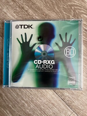 CD-RXG AUDIO 80 TDK recordable / enregistrable - NEW/NEUF - scellé EUR