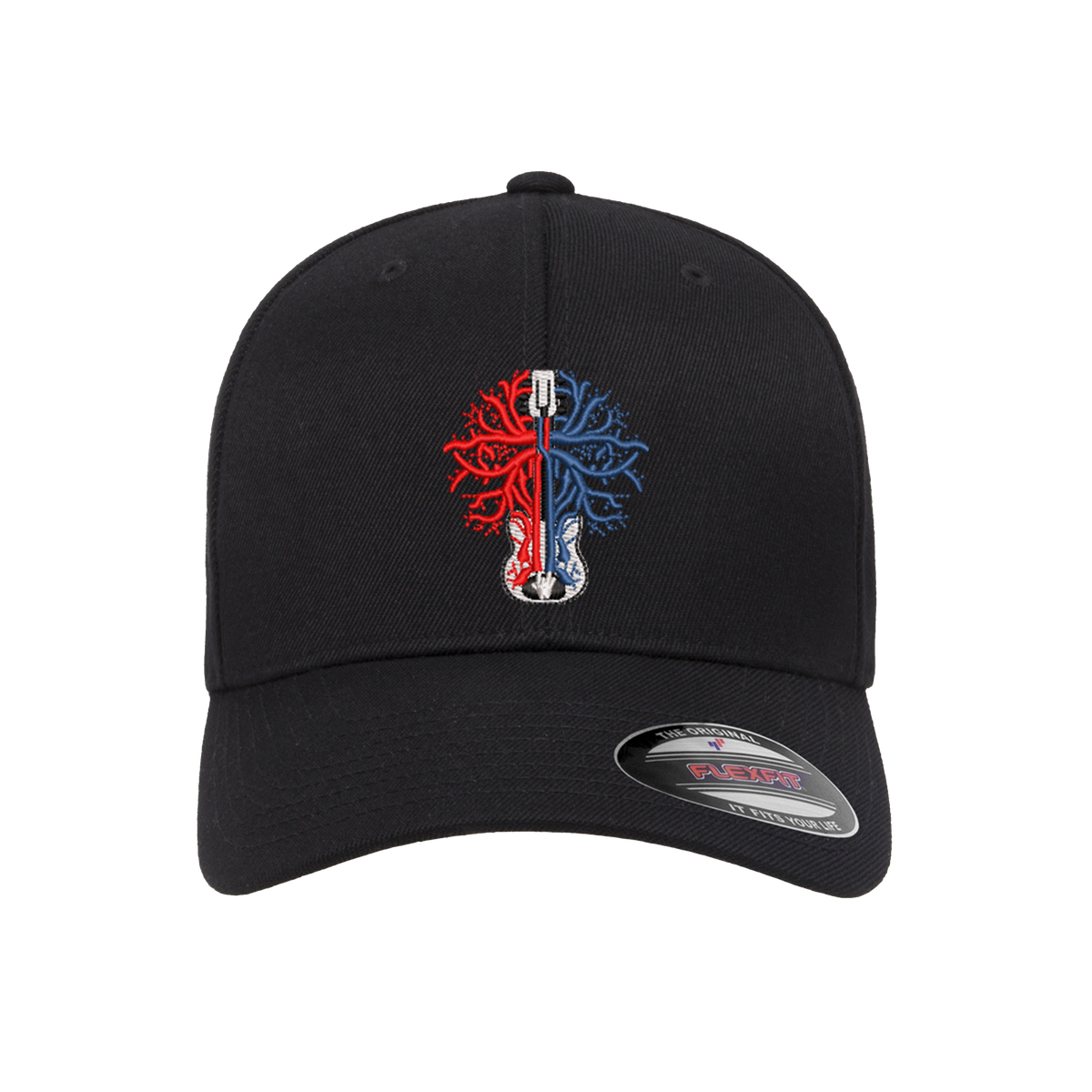 Grateful Dead Jerry Garcia Gov't Mule Logo Embroidered Flexfit