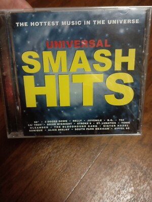 Universal Smash Hits CD Brand New Rap , Hip Hop, Rock, Pop Nelly, Bg, Juvenile 