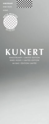 Kunert ''Limited Edition'' Netz-Kniestrumpf in schwarz 